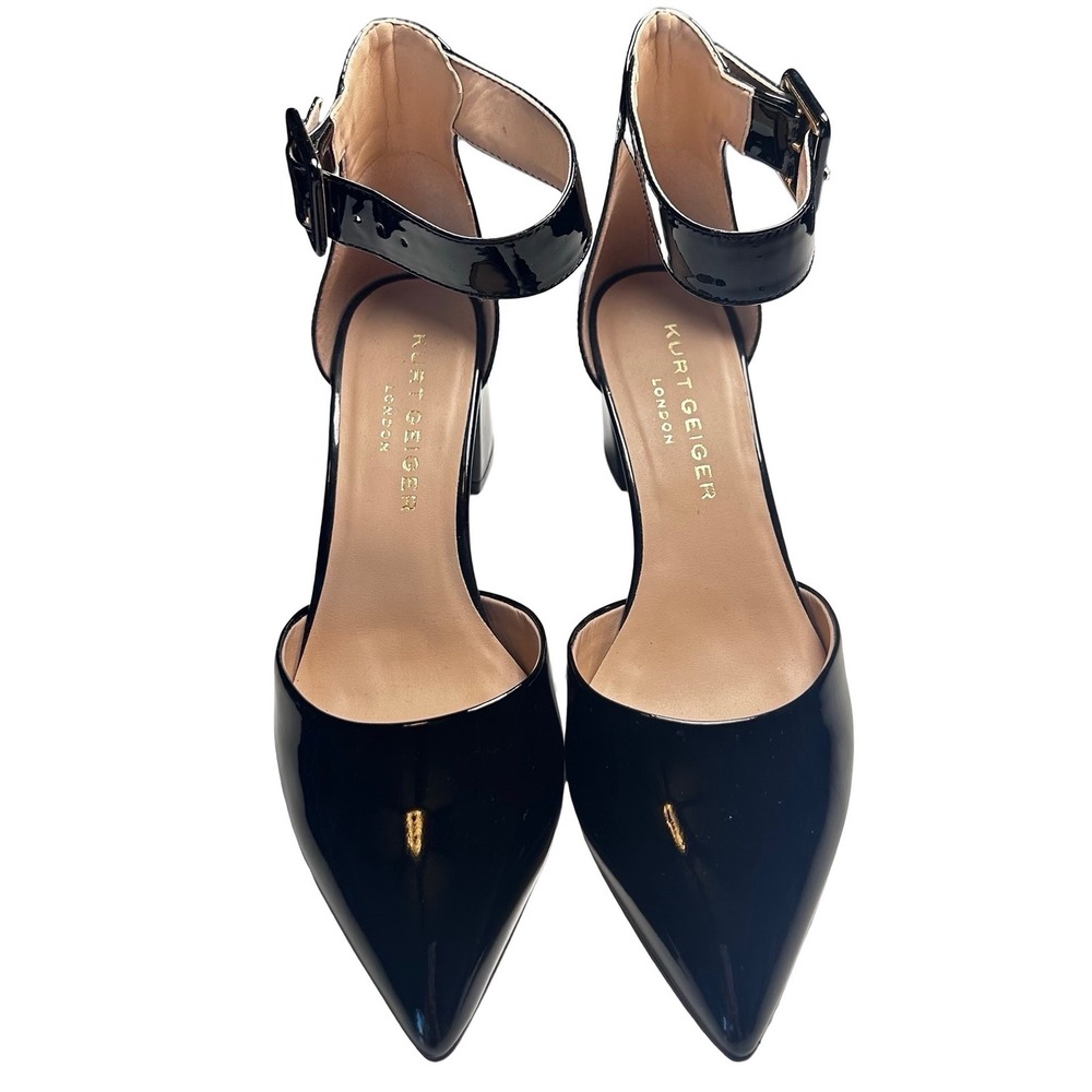Kurt Geiger London Burlington Patent Leather Pumps Women's Size 38.5 | US 8